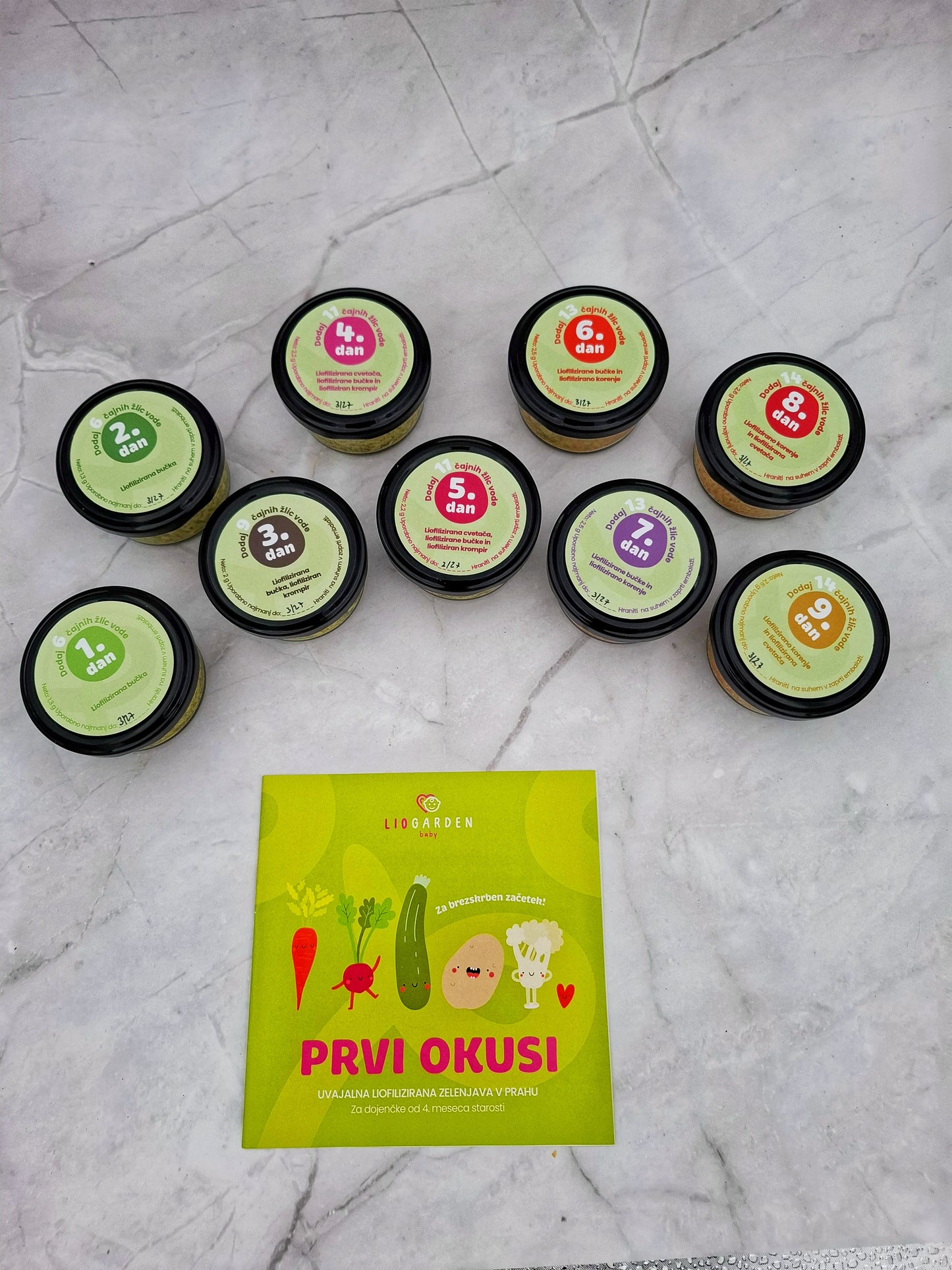 PRVI OKUSI - paket za uvajanje hrane dojenčkom