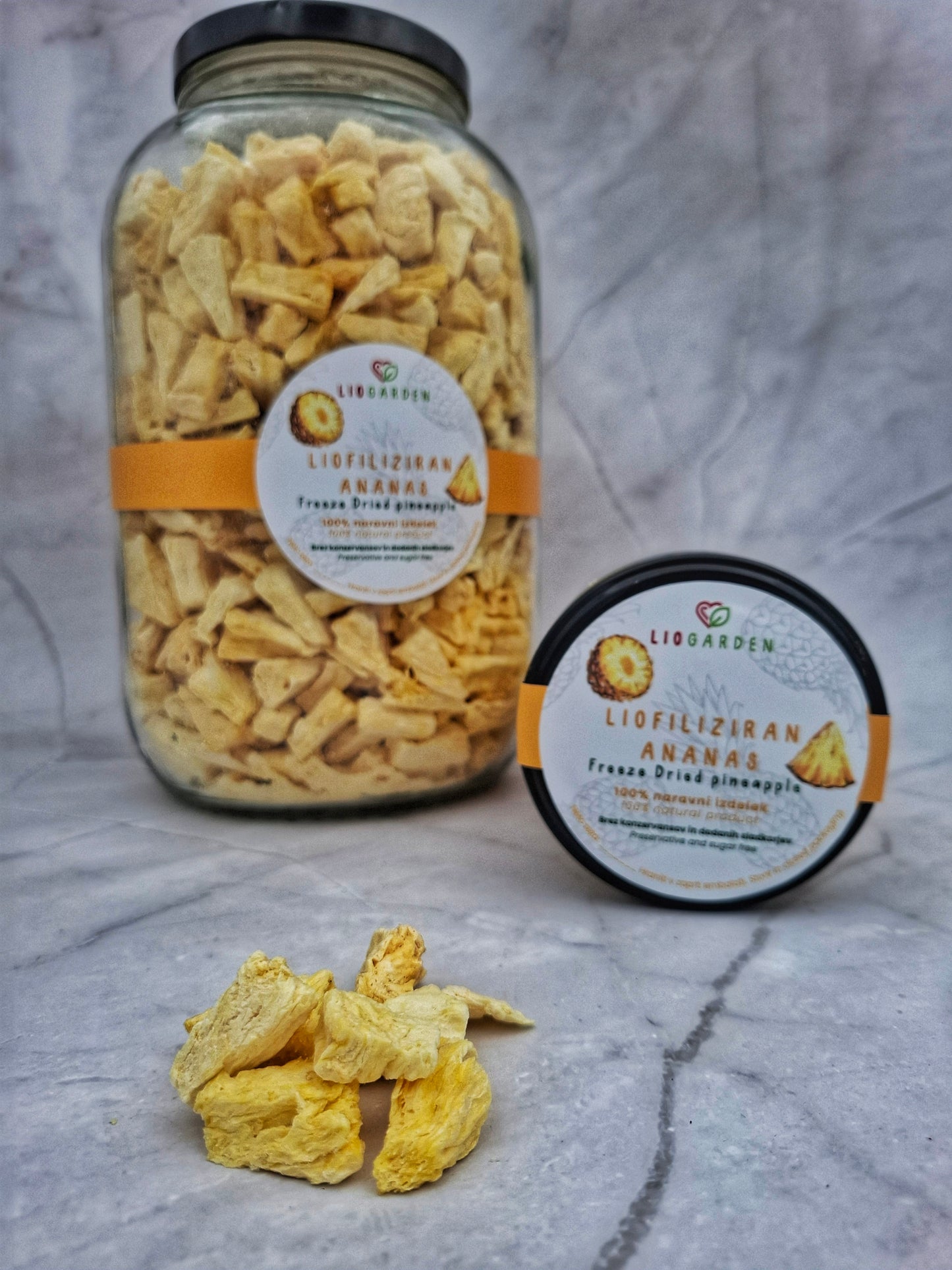 Liofiliziran ananas