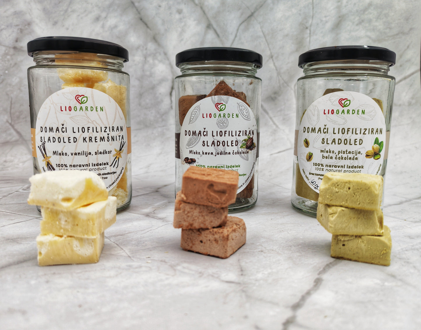 Liofiliziran domač sladoled (5+1 gratis)