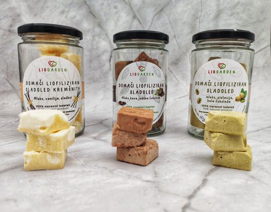 Liofiliziran domač sladoled (5+1 gratis)