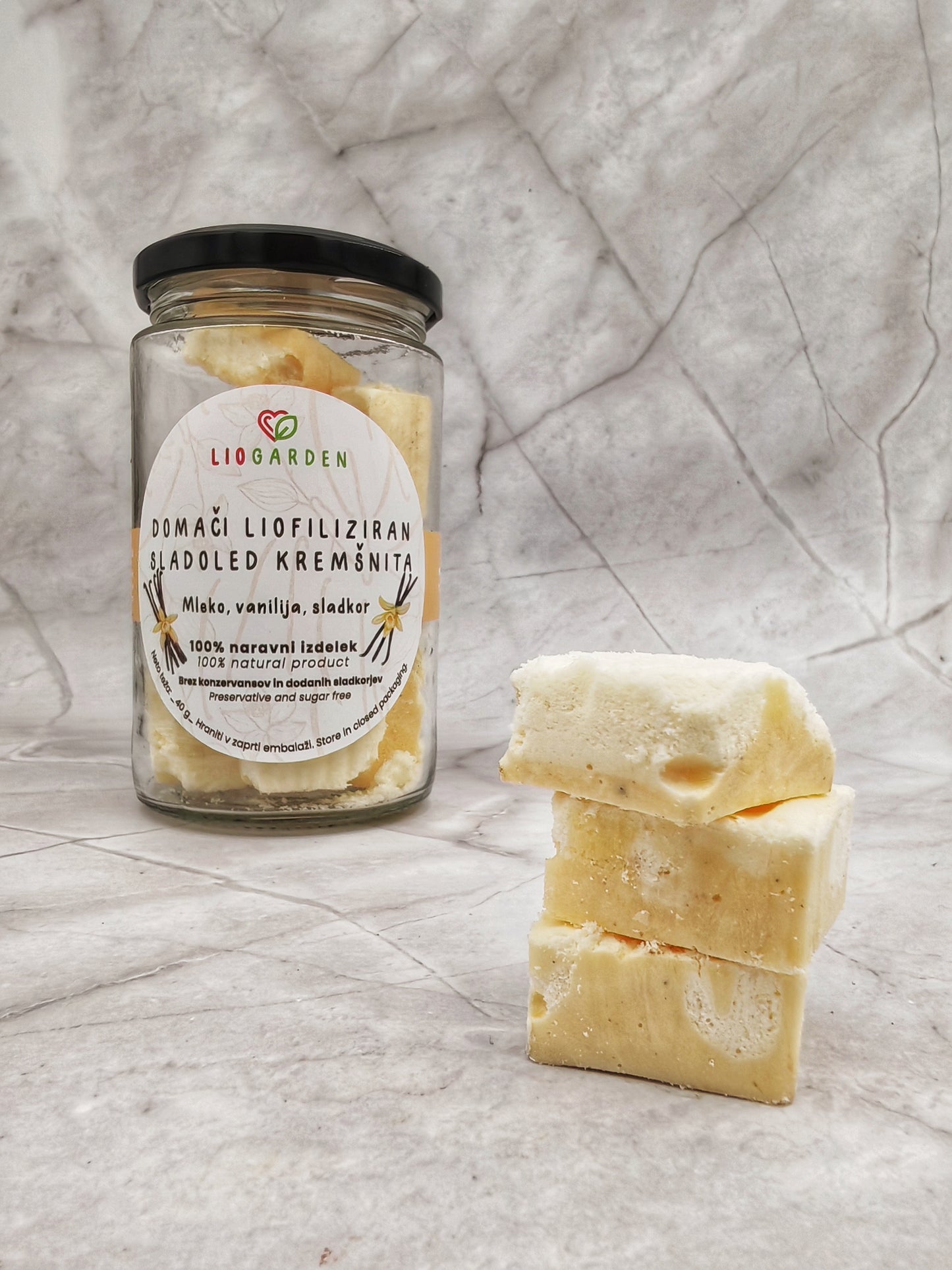 Liofiliziran domač sladoled (5+1 gratis)