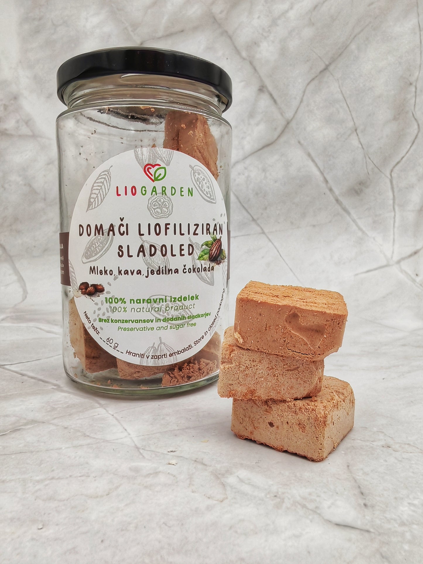 Liofiliziran domač sladoled (5+1 gratis)